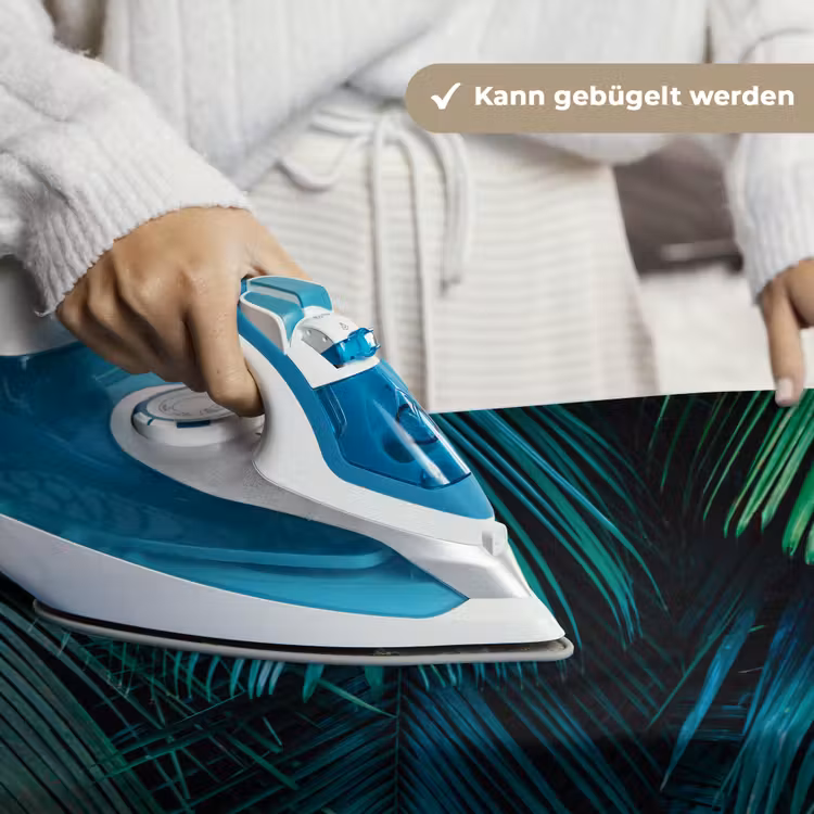 Bladeren - Tropisch - Jungle - Donkergroen Wandkleed katoen klein -tsfeer9_DE