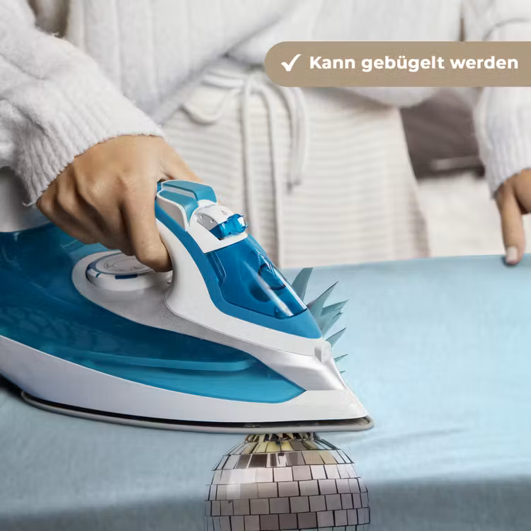 Blauw - Ananas - Disco - Discobal Wandkleed katoen klein -tsfeer9_DE