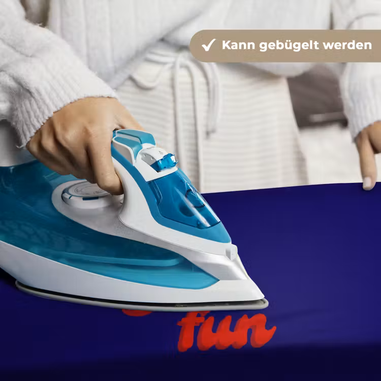 Blauw - Rood - Yes fun - 3D Wandkleed katoen klein -tsfeer9_DE