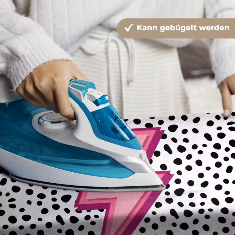 Bliksem - Roze - Stippen Wandkleed katoen klein -tsfeer9_DE