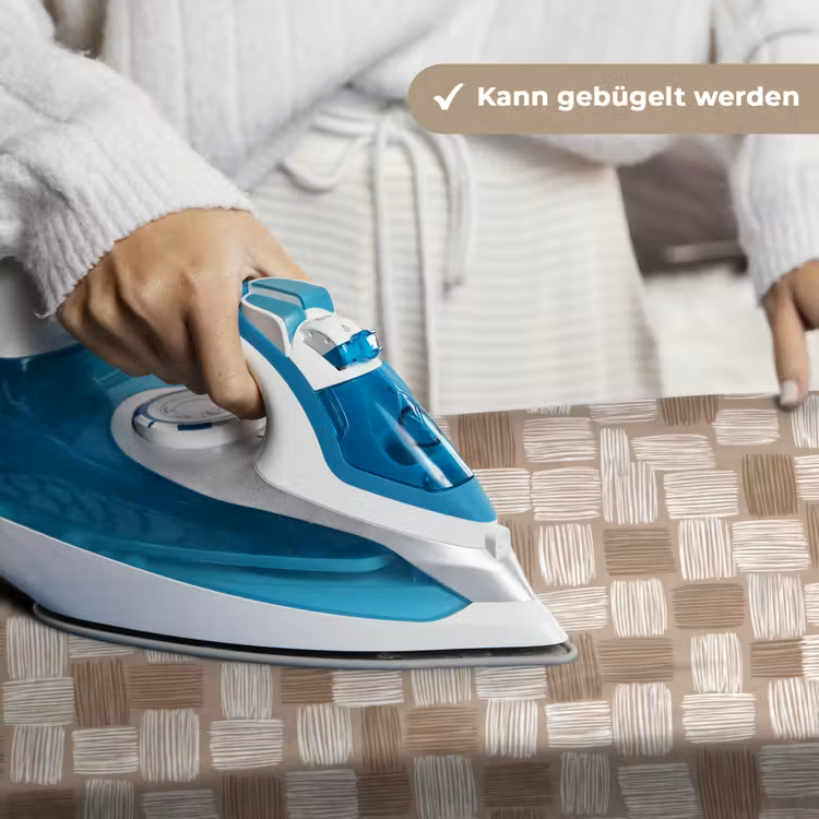 Blok - Patroon - Bruin Wandkleed katoen klein 269 -tsfeer9_DE