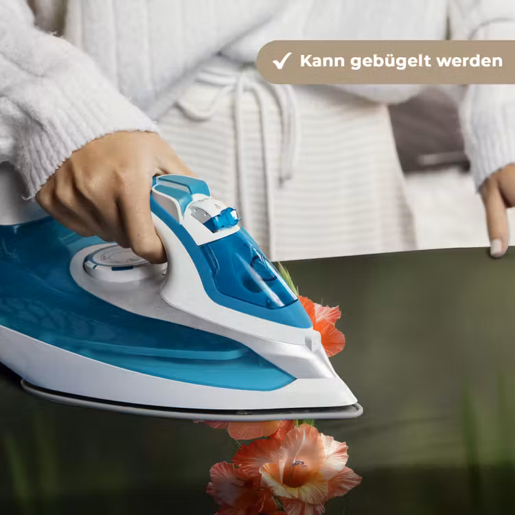 Bloem - Gladiolen - Zalmroze Wandkleed katoen klein -tsfeer9_DE