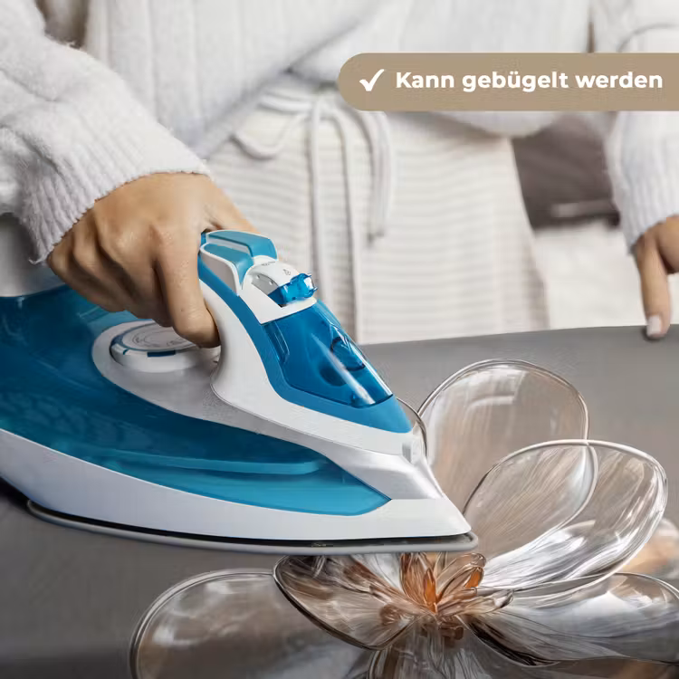 Bloem - Glazen - Doorzichtig Wandkleed katoen klein -tsfeer9_DE