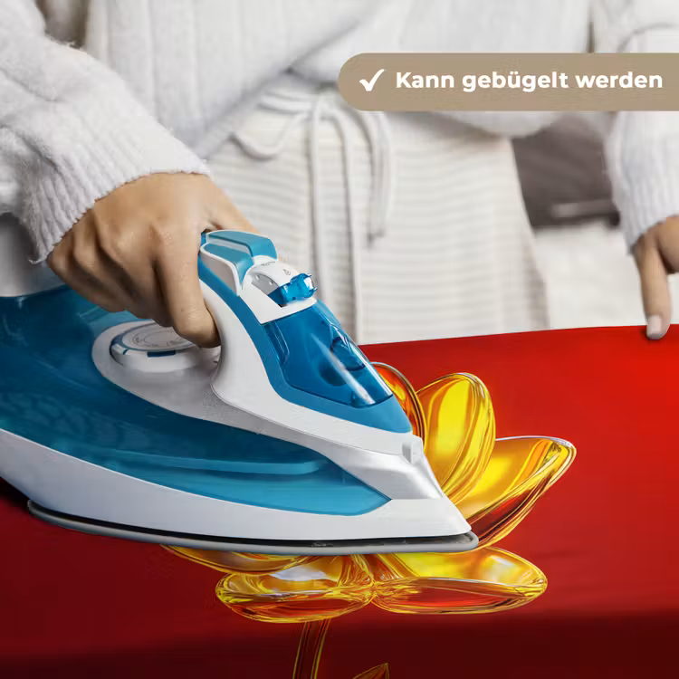 Bloem - Goud - Glazen Wandkleed katoen klein -tsfeer9_DE