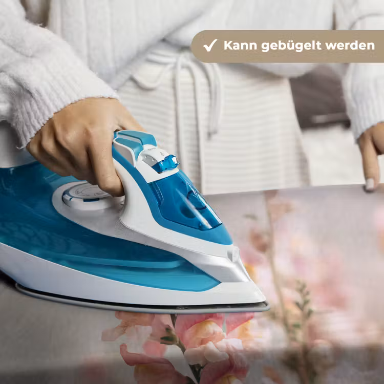 Bloem - Leeuwenbek - Roze - Stengel Wandkleed katoen klein -tsfeer9_DE