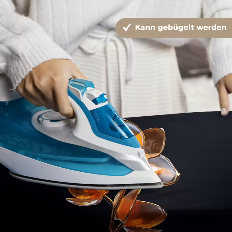 Bloem - Orchidee - Oranje Wandkleed katoen klein -tsfeer9_DE