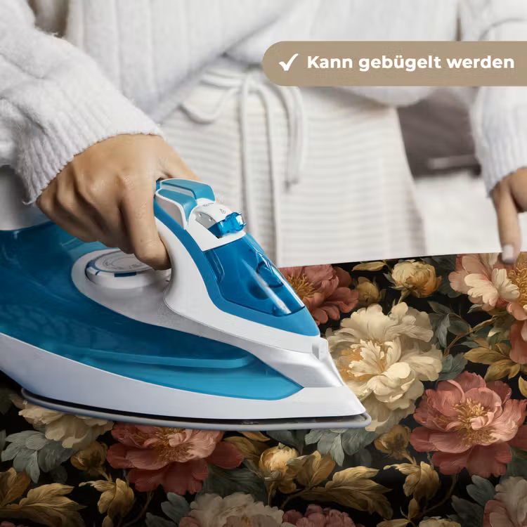 Bloemen - Barok - Patroon - Roze - Crème Wandkleed katoen klein 269 -tsfeer9_DE