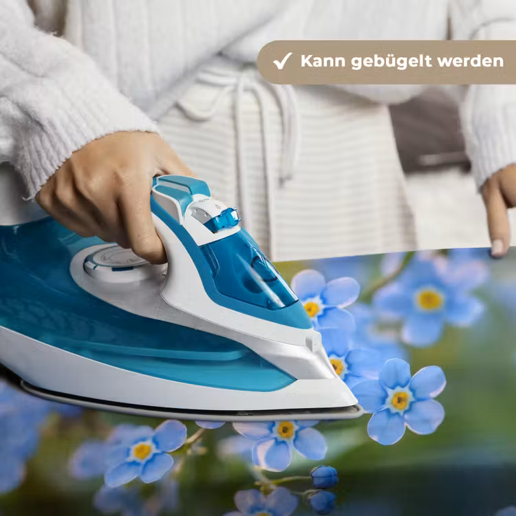 Bloemetjes - Blauw - Vergeet mij nietjes Wandkleed katoen klein -tsfeer9_DE