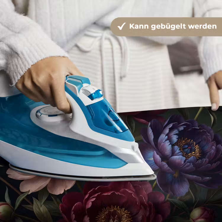 Bloemen - Boeket - Natuur - Modern - Donker Wandkleed katoen klein -tsfeer9_DE