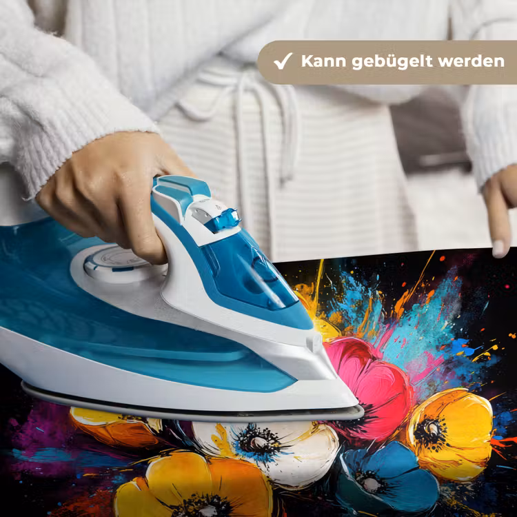 Bloemen - Kleurrijk - Graffiti - Modern - Boeket Wandkleed katoen klein -tsfeer9_DE