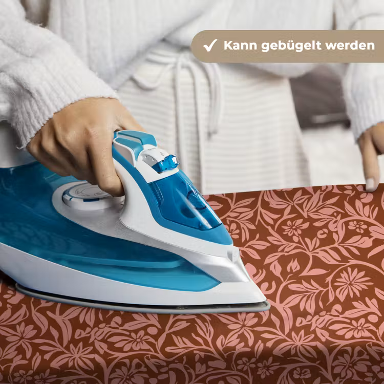 Bloemen - Print - Roze Wandkleed katoen klein 269 -tsfeer9_DE