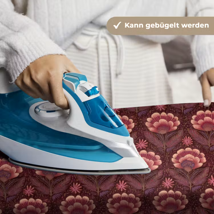 Bloemen - Waaier - Paars Wandkleed katoen klein 269 -tsfeer9_DE