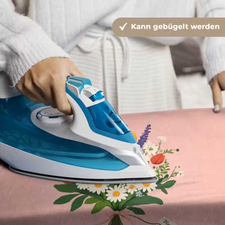 Bloemen - Lint - Kaartje Wandkleed katoen klein -tsfeer9_DE