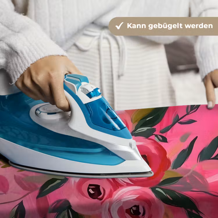 Bloemen - Verf - Roze Wandkleed katoen klein -tsfeer9_DE