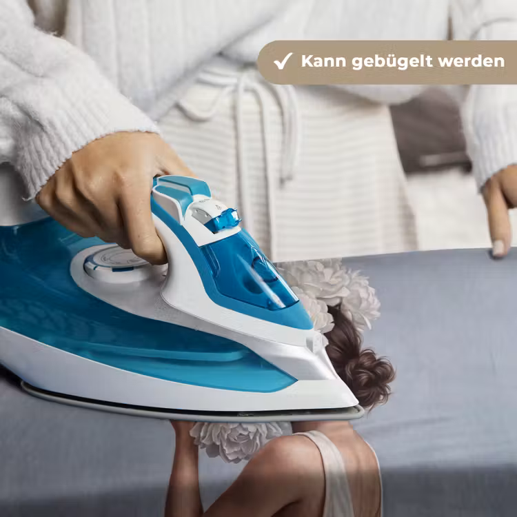 Bloemen - Vrouw - Wit Wandkleed katoen klein -tsfeer9_DE