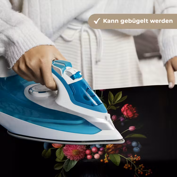 Bloemen - Vrolijk - Vaas Wandkleed katoen klein -tsfeer9_DE