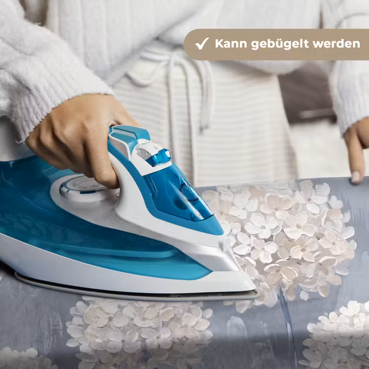 Bloemen - Illustratie - Blauw Wandkleed katoen klein -tsfeer9_DE