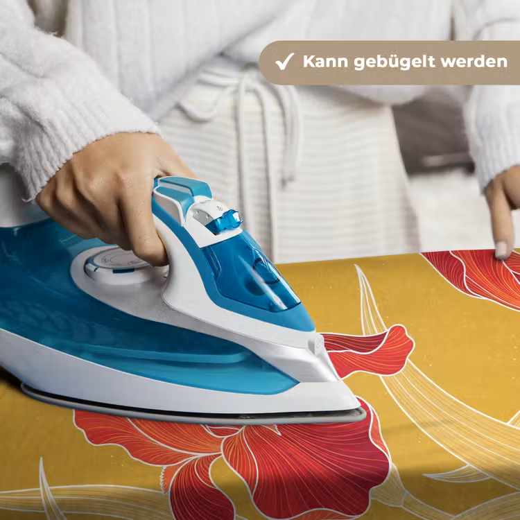 Wandteppich - Blumen – Illustration – Rot - Bloemen - Illustratie - Rood Wandkleed katoen klein