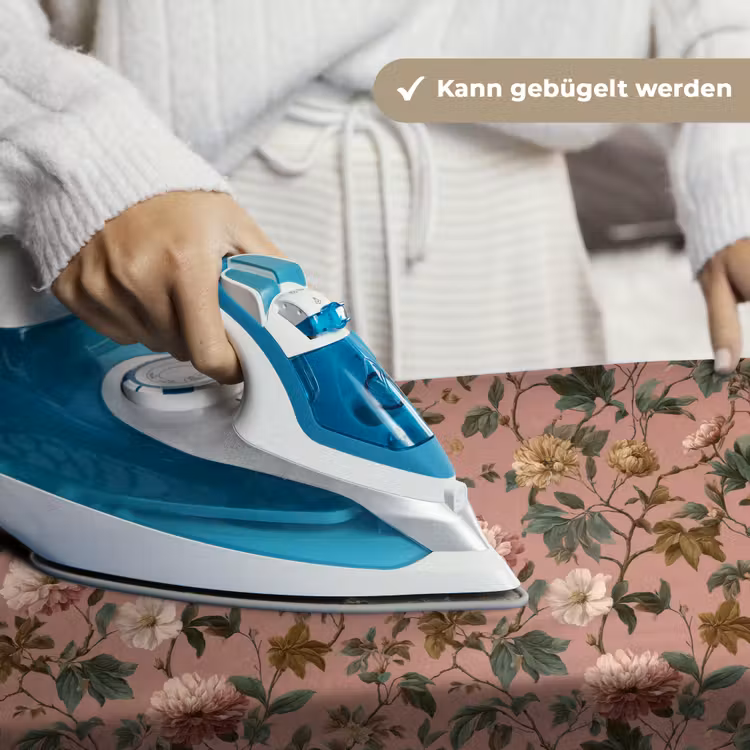 Bloemen - Klassiek - Roze Wandkleed katoen klein 269 -tsfeer9_DE