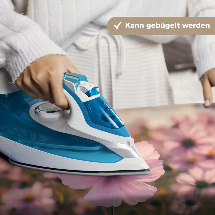 Bloemen - Paars - Wazig Wandkleed katoen klein -tsfeer9_DE