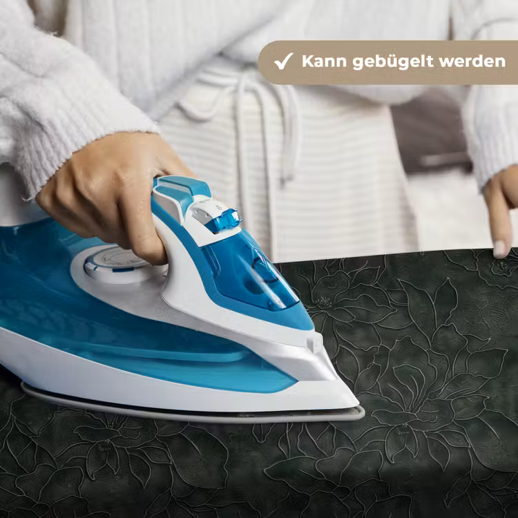 Bloemen - Lijnen - Groen Wandkleed katoen klein 269 -tsfeer9_DE