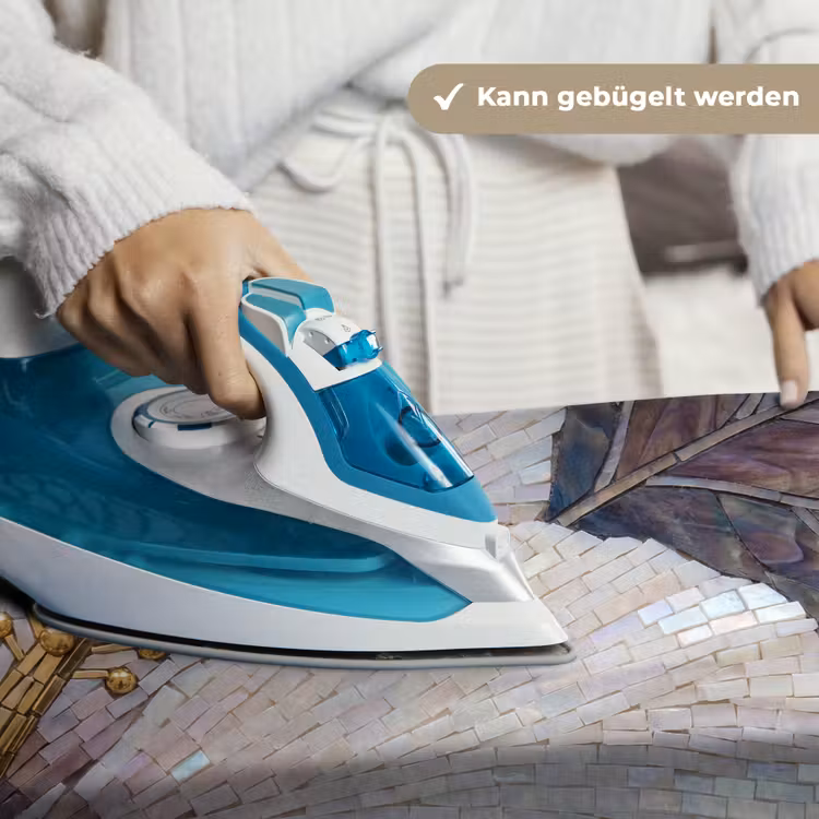Bloemen - Mozaïek - Kunst - Modern - Goud Wandkleed katoen klein -tsfeer9_DE