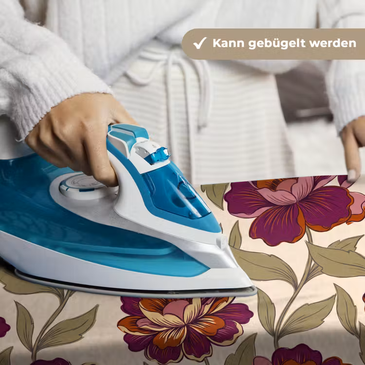 Bloemen - Patroon - Natuur - Modern - Paars Wandkleed katoen klein -tsfeer9_DE