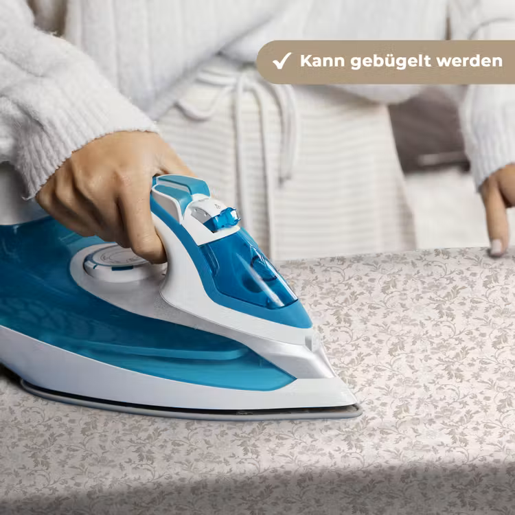 Bloemen - Patroon - Taupe Wandkleed katoen klein 269 -tsfeer9_DE