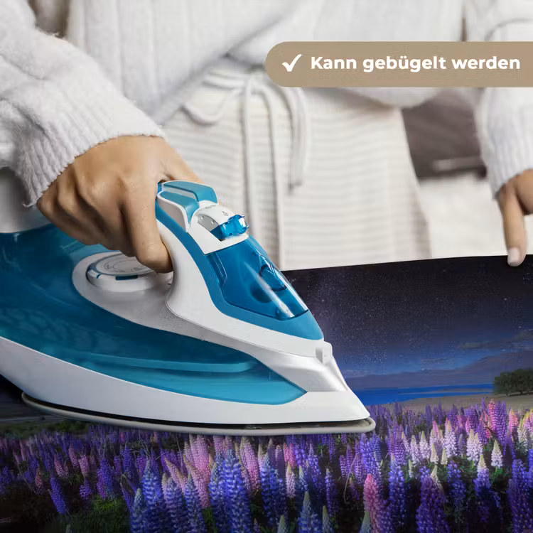 Bloemen - Nacht - Lupine - Sterrenhemel - Paars - Natuur Wandkleed katoen klein -tsfeer9_DE