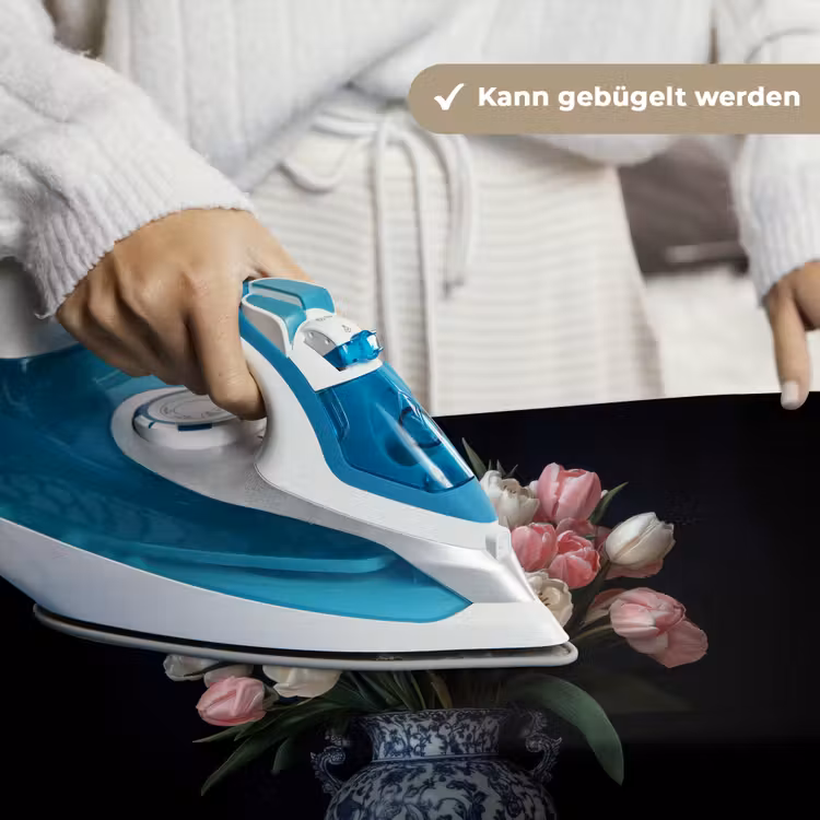 Bloemen - Roze - Tulpen - Vaas Wandkleed katoen klein -tsfeer9_DE