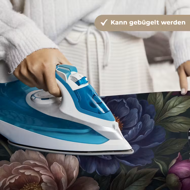 Bloemen - Vlinder - Natuur - Modern - Paars Wandkleed katoen klein -tsfeer9_DE