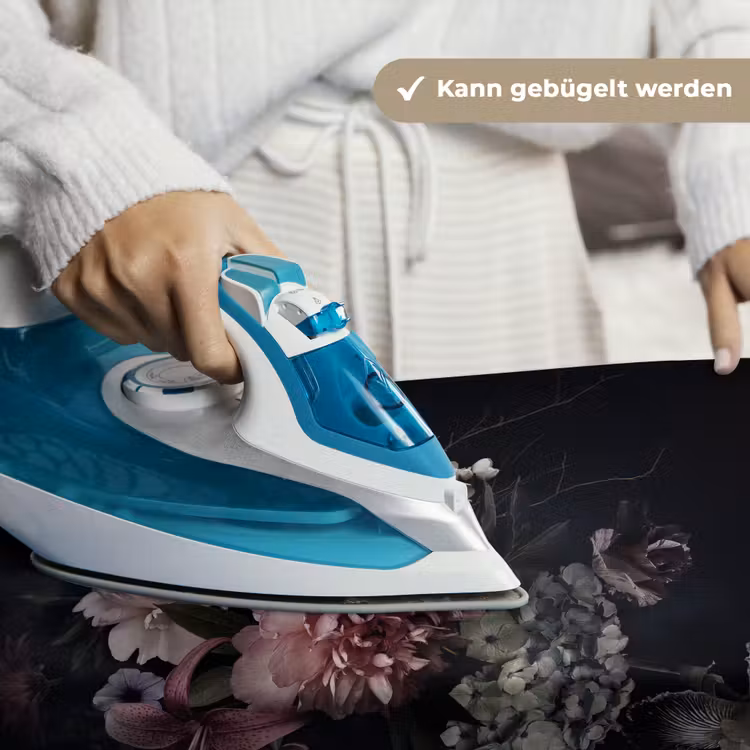 Bloemen - Vintage - Pastel - Zwart - Boeket Wandkleed katoen klein -tsfeer9_DE
