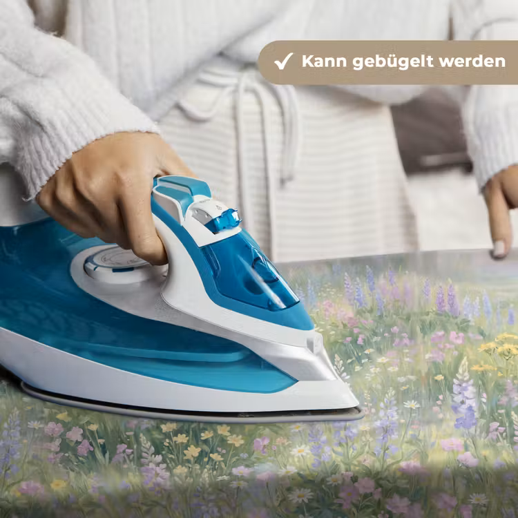 Bloemenveld - Heuvels - Kleurrijk Wandkleed katoen klein -tsfeer9_DE