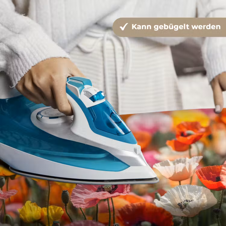 Bloemenveld - Klaprozen - Kleurrijk Wandkleed katoen klein -tsfeer9_DE
