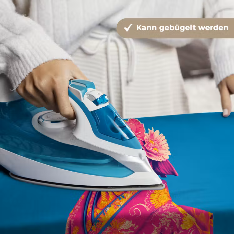 Bloemenkrans - Hagedis - Kimono - Paars Wandkleed katoen klein -tsfeer9_DE