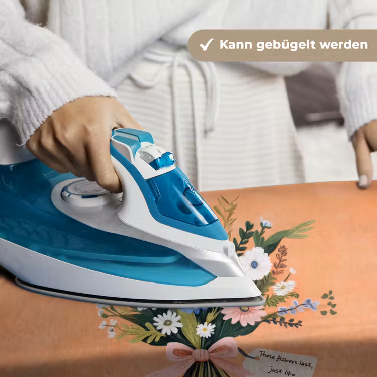 Boeket - Strikje - Quote Wandkleed katoen klein -tsfeer9_DE