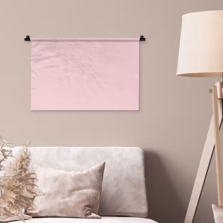 Blush - Pink - Roze Wandkleed katoen klein 269 -sfeer4