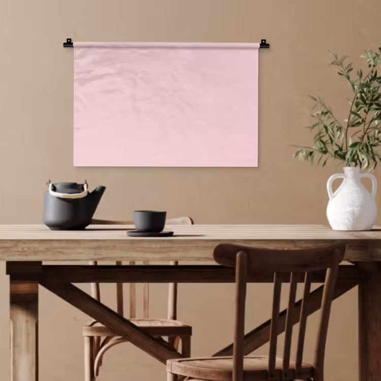 Blush - Pink - Roze Wandkleed katoen klein 269 -sfeer6