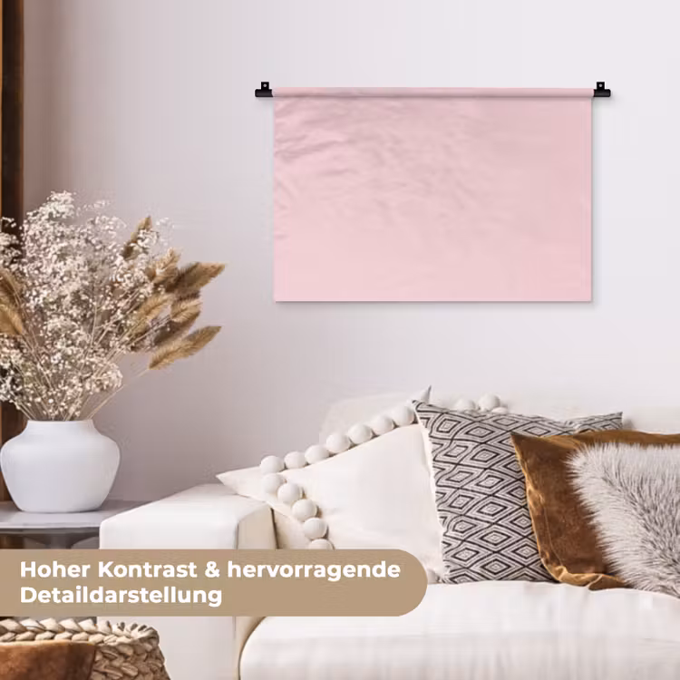Blush - Pink - Roze Wandkleed katoen klein 269 -tsfeer1_DE