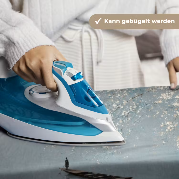 Bloesems - Minimalistisch - Wateroppervlak - Boot Wandkleed katoen klein -tsfeer9_DE