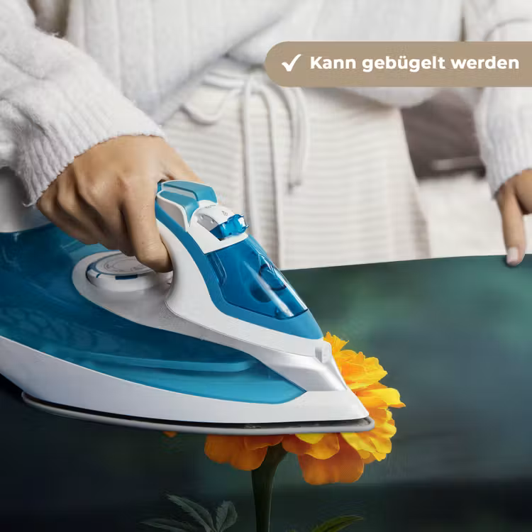 Bloemblaadjes - Afrikaan - Oranje - Wazig Wandkleed katoen klein -tsfeer9_DE