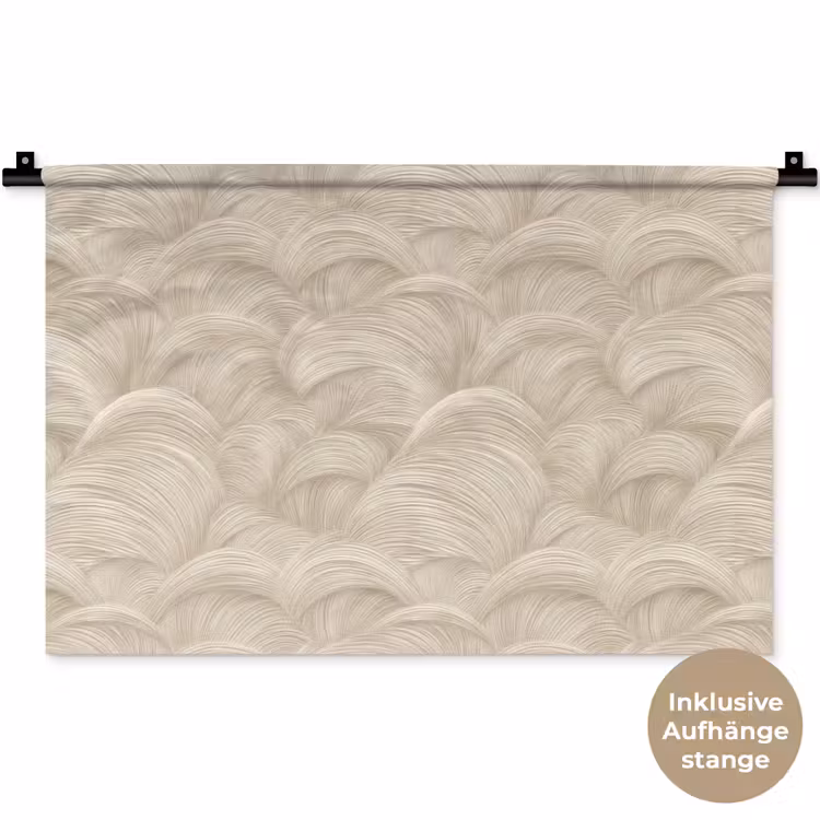 Bogen - Patroon - Beige Wandkleed katoen klein 269 -t3d_DE