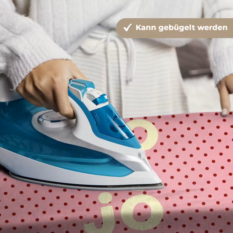 Bonjour - Stippen - Roze- Geel Wandkleed katoen klein -tsfeer9_DE