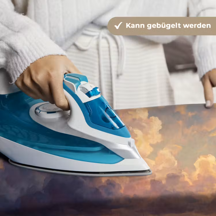 Boot - Zonsondergang - Zee - Natuur - Goud Wandkleed katoen klein -tsfeer9_DE