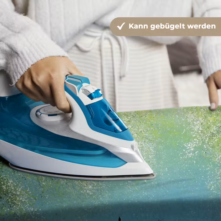 Bootje - Water - Bladeren - Bloesems Wandkleed katoen klein -tsfeer9_DE