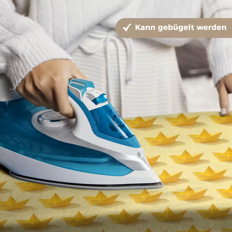 Bootjes - Origami - Creatief - Geel Wandkleed katoen klein 269 -tsfeer9_DE