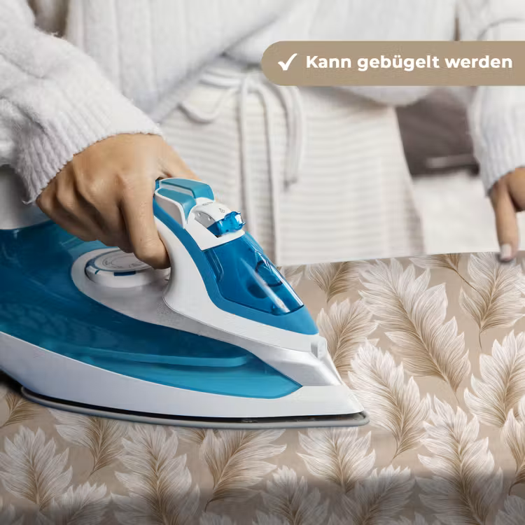Botanisch - Patroon - Beige Wandkleed katoen klein 269 -tsfeer9_DE