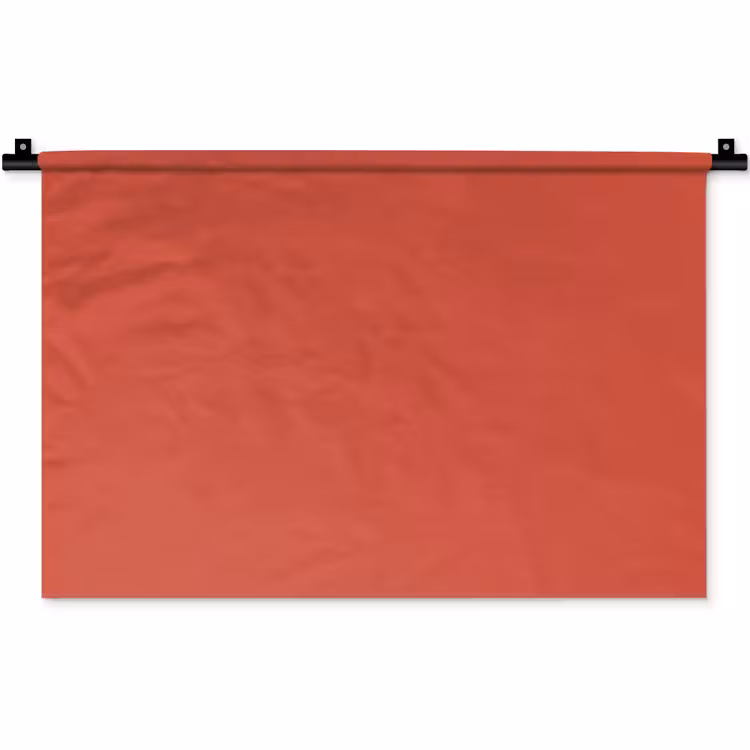 Brick - Red - Rood Wandkleed katoen klein 269 -zz3d