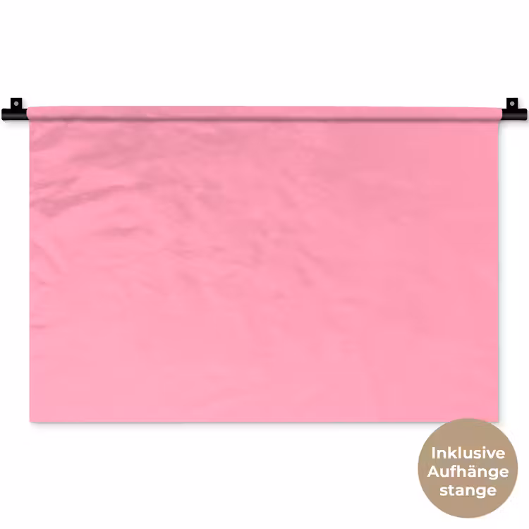 Bubblegum - Pink - Roze Wandkleed katoen klein 269 -t3d_DE
