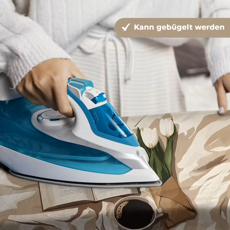 Boek - Illustratie - Tulpen - Koffie Wandkleed katoen klein -tsfeer9_DE